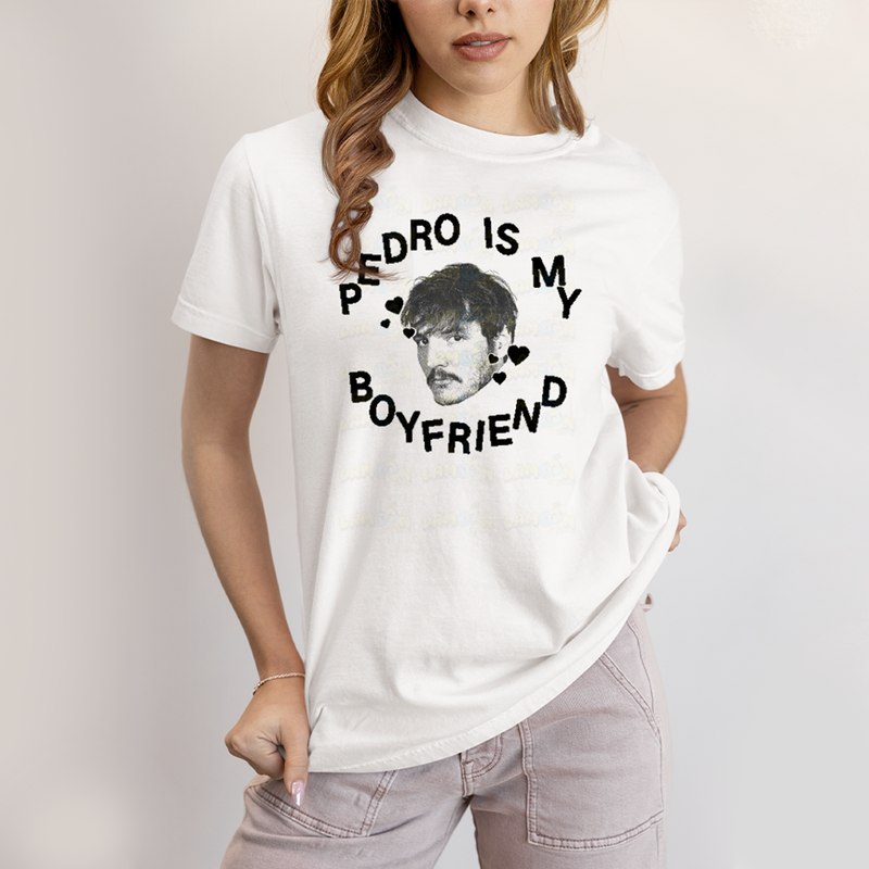 Camiseta Algodão Unissex T shirt Pedro Pascal Is My Boy Friend Quarteto Fantástico