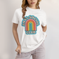 Camiseta Algodão Unissex T shirt Anti Social Club Arco Iris