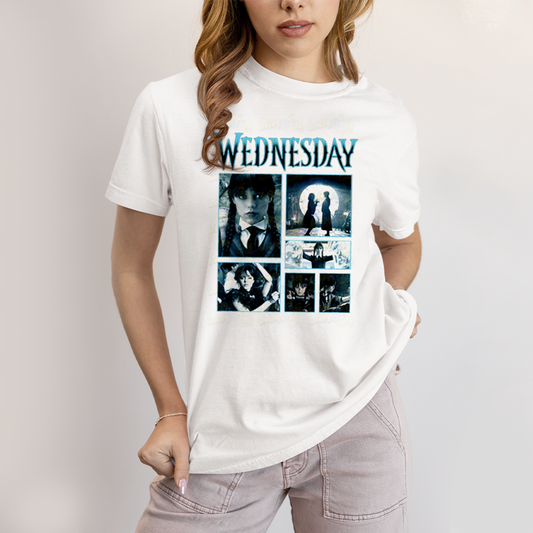 Camiseta Algodão Unissex T shirt Wandinha Wednesday 1