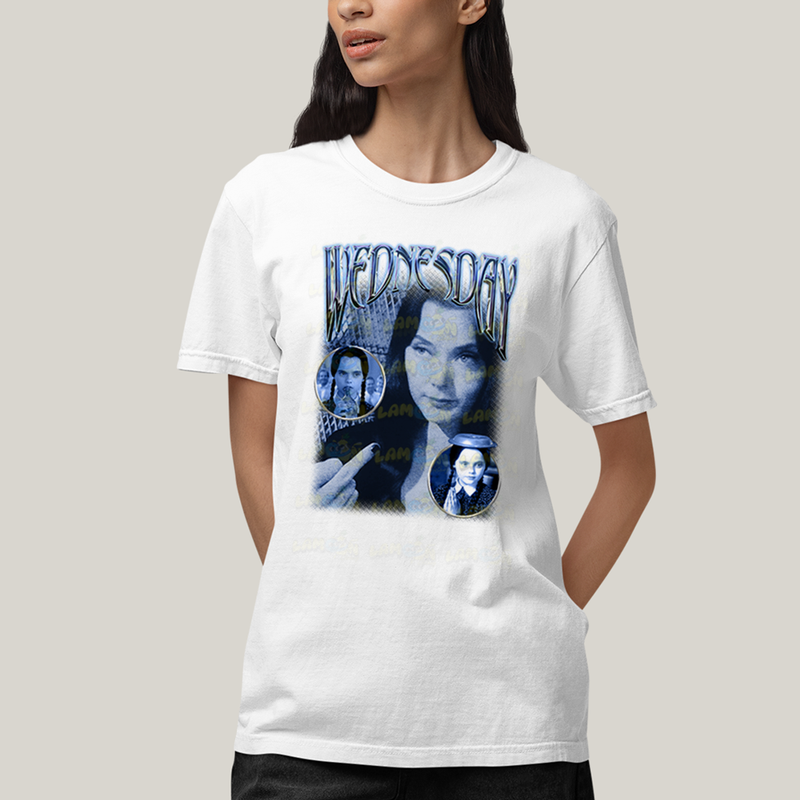 Camiseta Algodão Unissex T shirt Wandinha Retrô