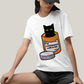 Camiseta Algodão Unissex T shirt Gato Antidepressants