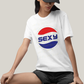 Camiseta Algodão Unissex T shirt Sexy Logo Pep si