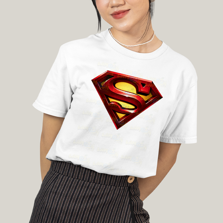 Camiseta Algodão Unissex T shirt Superman Logo Clássica 4