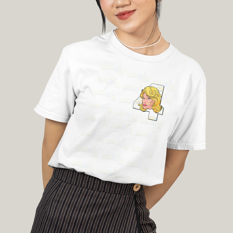 Camiseta Algodão Unissex T shirt Quarteto Fantástico Logo Mulher Invisivel