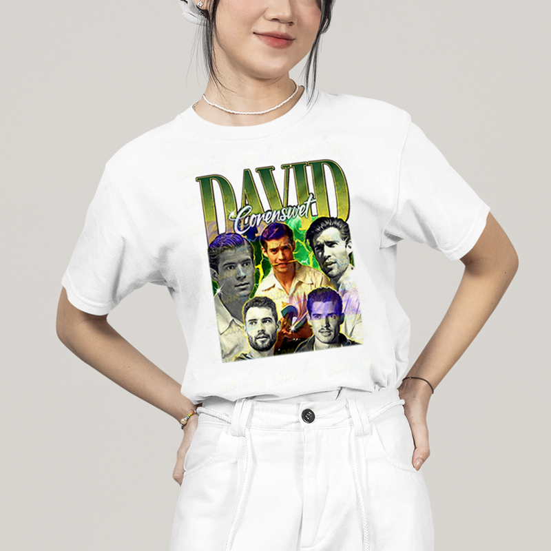 Camiseta Algodão Unissex T shirt Superman David Corenswet Verde