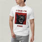 Camiseta Algodão Unissex T shirt Gato Eu Disse Que Estou Bem!