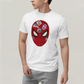 Camiseta Algodão Unissex T shirt Homem Aranha Rosto Figurinhas