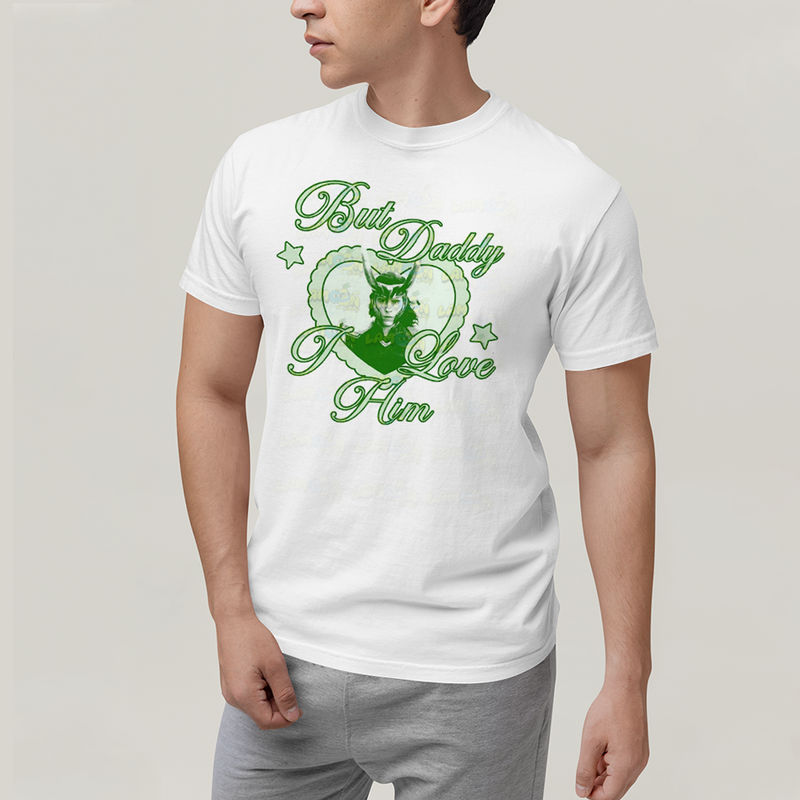 Camiseta Algodão Unissex T shirt Loki Mas Papai Eu o Amo
