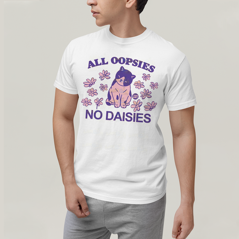 Camiseta Algodão Unissex T shirt All Oopsies No Daisies