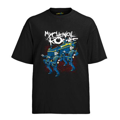 Camiseta Algodão My Chemical Romance Caveiras