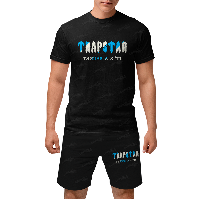 Kit Camiseta e Bermuda Moletom Trapstar