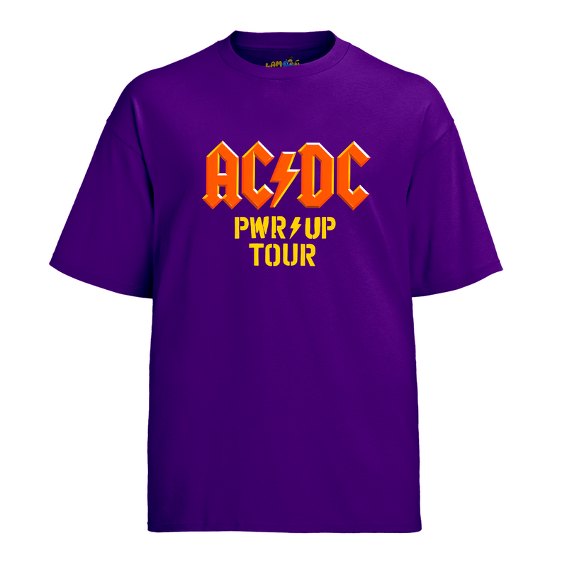 Camiseta Algodão AC PWR World Tour 2026 Datas 1