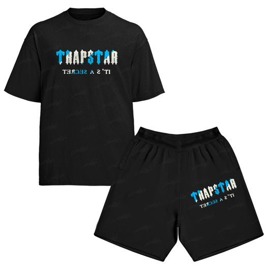 Kit Camiseta e Bermuda Moletom Trapstar