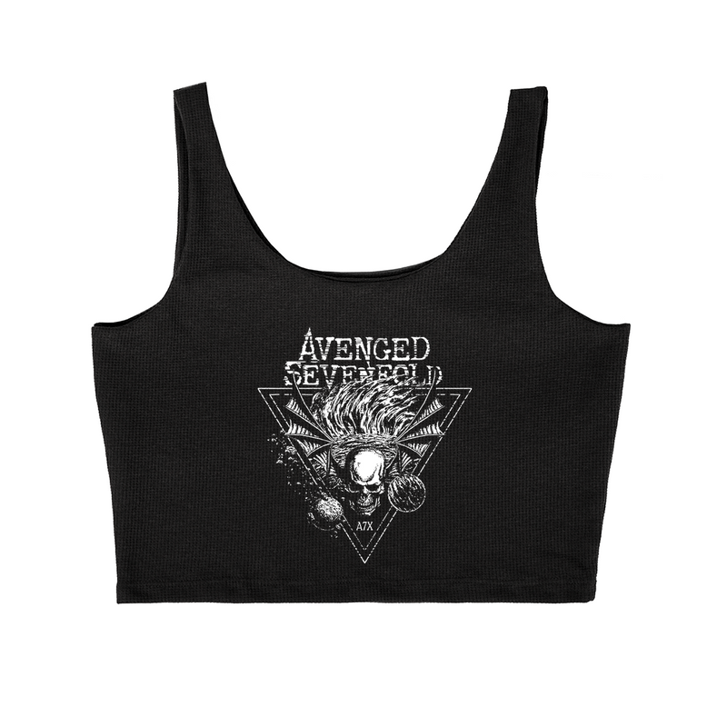 Cropped Cavado Avenged Seven Fold Caveira Planetas