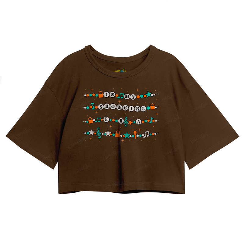 Cropped Oversized Algodão Taylor Swift In My Showgirl