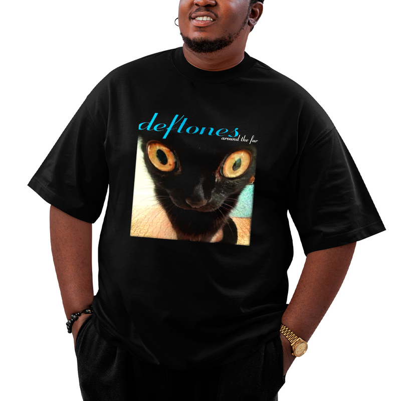 Camiseta Plus Size Deftones Cat