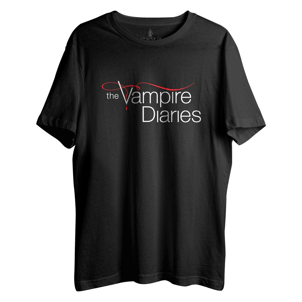 Camiseta Básica Estampada Unissex Série Diários de um Vampiro The Vampire Diaries