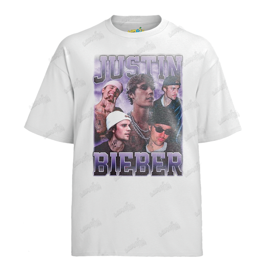 Camiseta Algodão Justin Bieber 2025