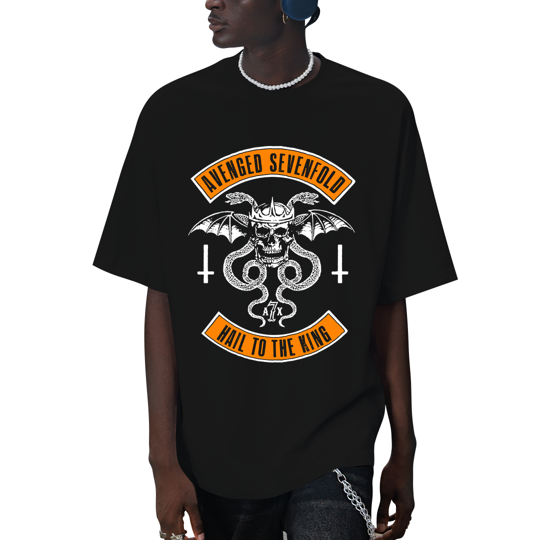 Camiseta Algodão Avenged Seven Fold Hail To The King