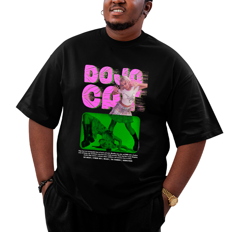 Camiseta Plus Size Doja Cat So High Cyber Sex