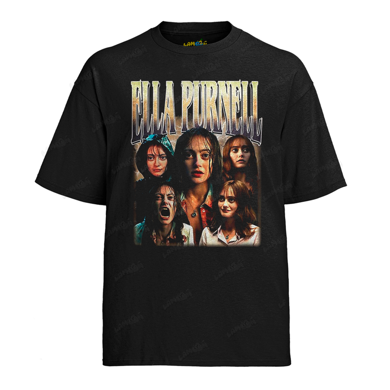 Camiseta Algodão Ella Purnell Atriz 1