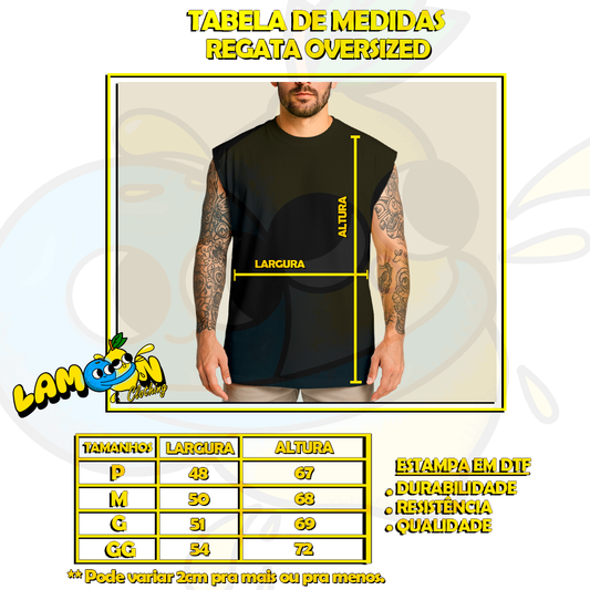 Regata Oversized Roses Banda Slash Caveira