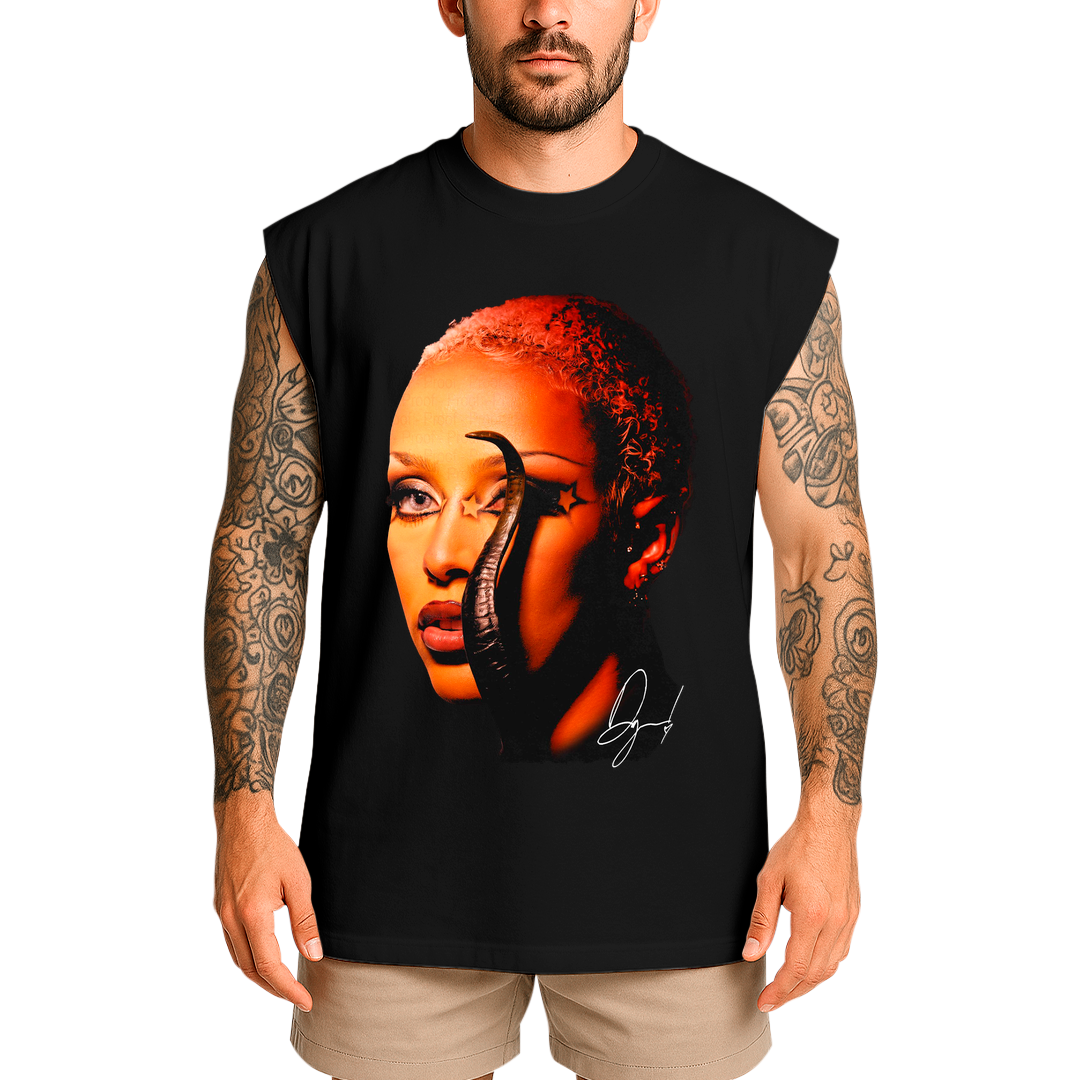 Regata Oversized Doja Cat Rosto Star