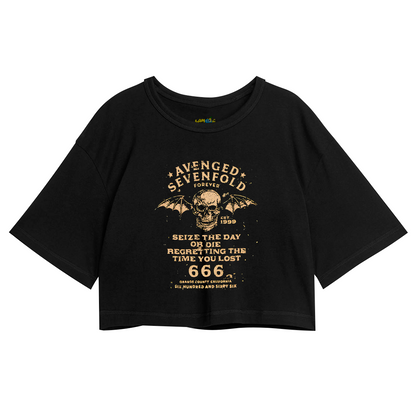 Cropped Oversized Avenged Seven Fold 666
