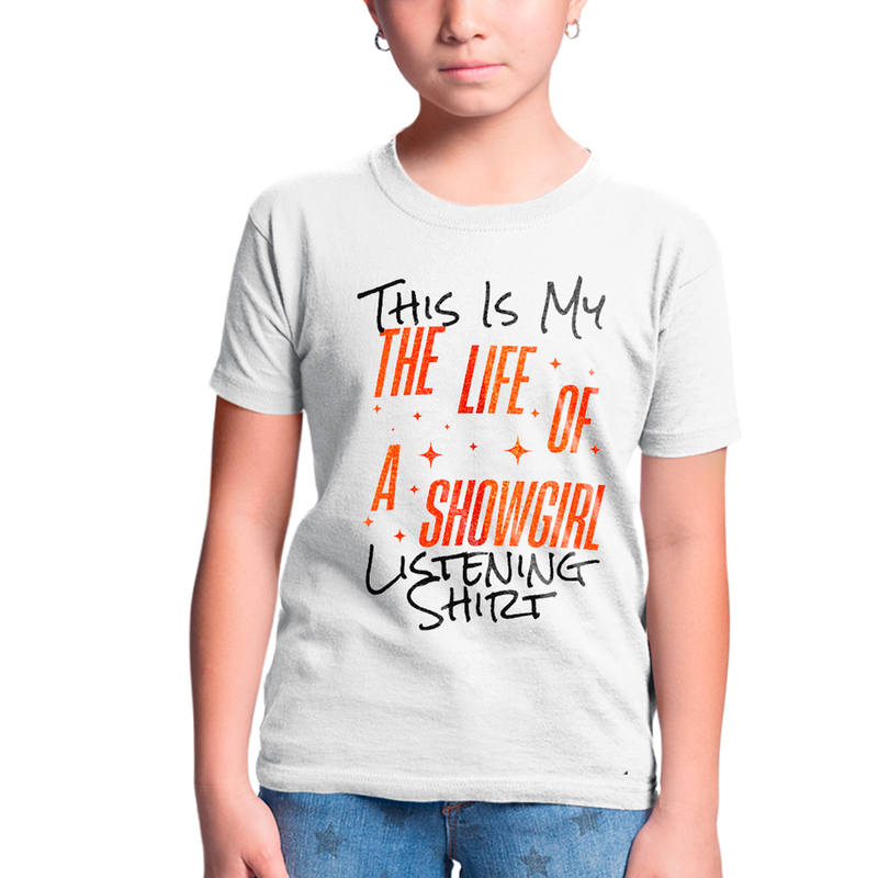 Camiseta Infantil Taylor Swift The Life of a Showgirl 1