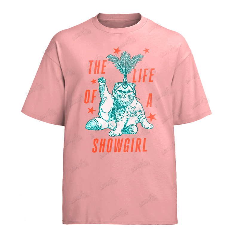 Camiseta Algodão Taylor Swift Cat Showgirl
