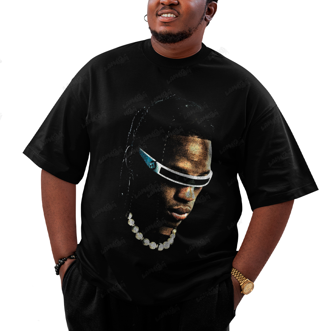 Camiseta Plus Size Algodão T shirt Travis Scott Ciclope 1