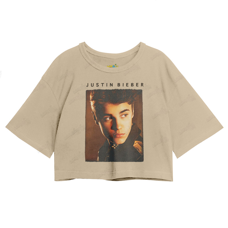 Cropped Oversized Algodão Justin Bieber Believe Tour 2013