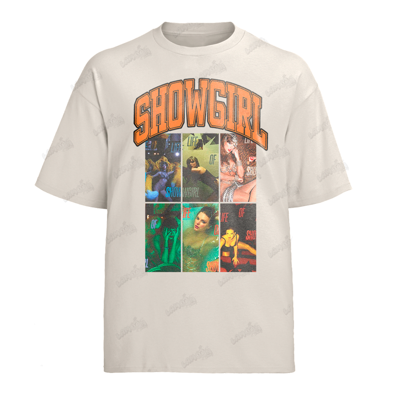 Camiseta Algodão Taylor Swift Showgirl