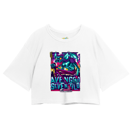 Cropped Oversized Avenged Seven Fold Morcego