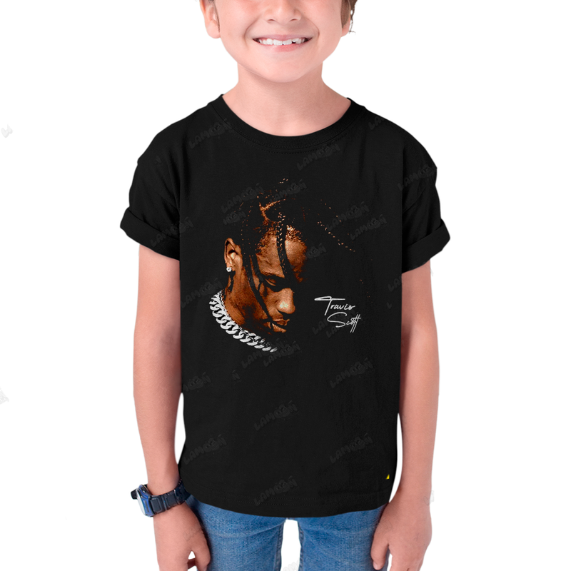 Camiseta Infantil Algodão T shirt Travis Scott Ciclope 2