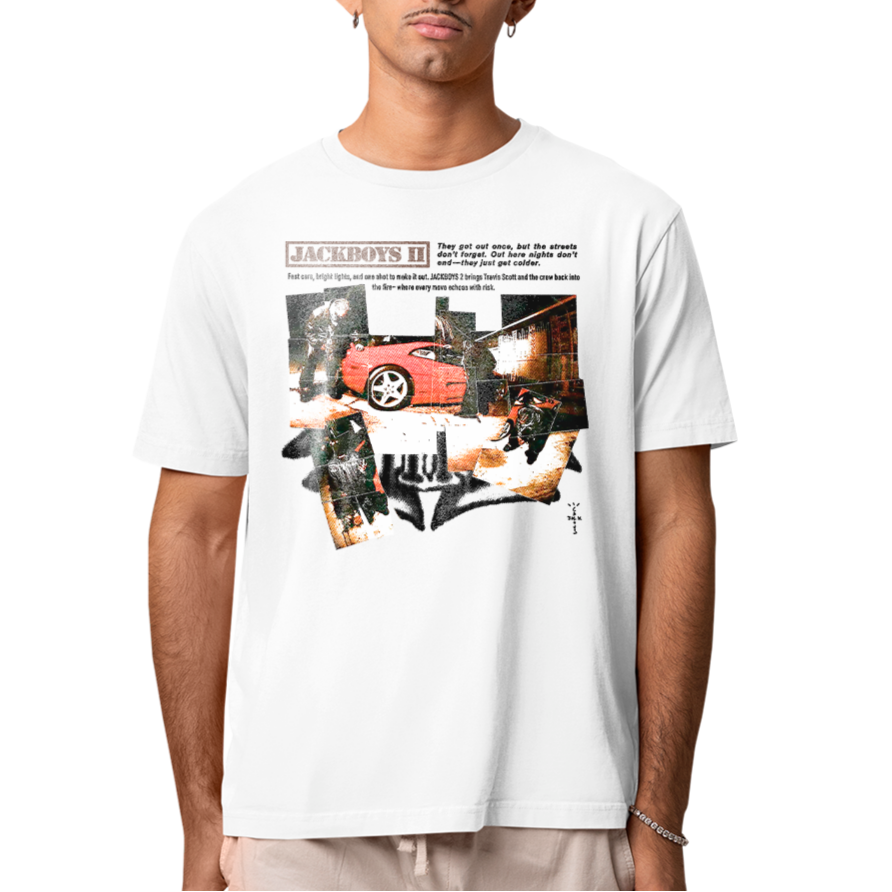 Camiseta Algodão Travis Scott Jack Boys II