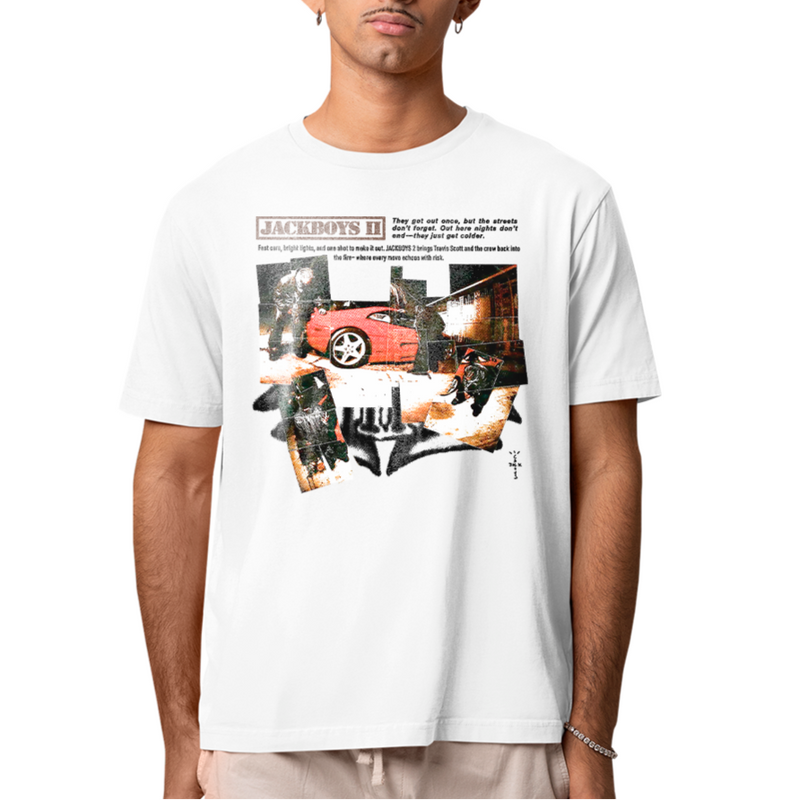 Camiseta Algodão Travis Scott Jack Boys II