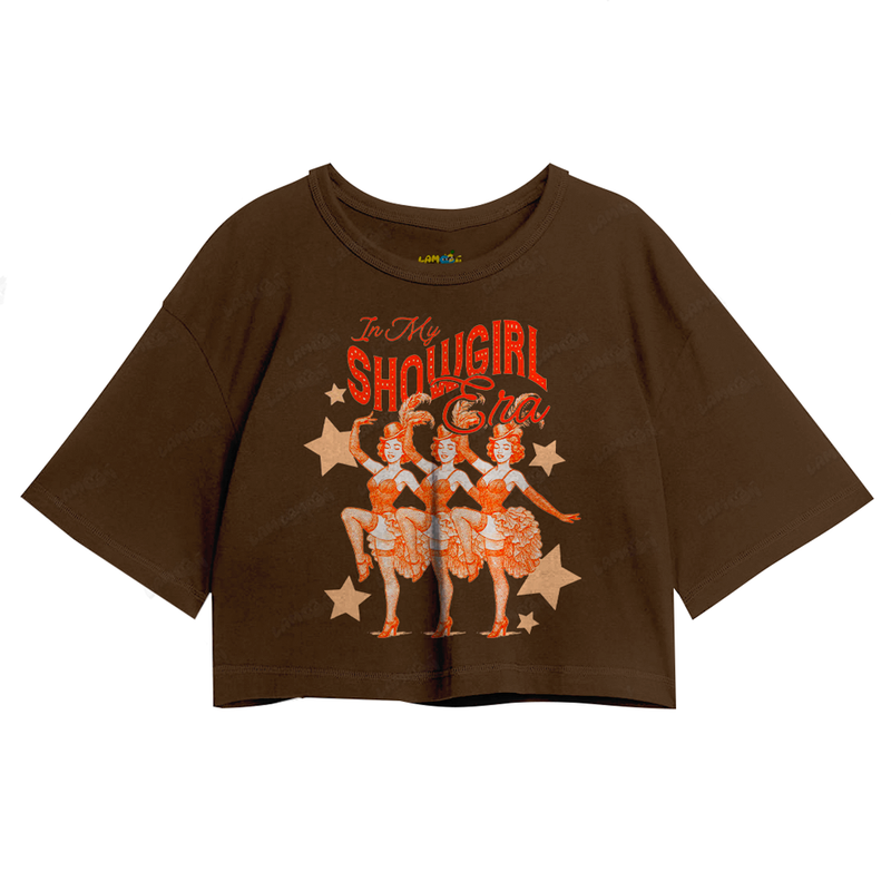 Cropped Oversized Algodão Taylor Swift Showgirl Era 1