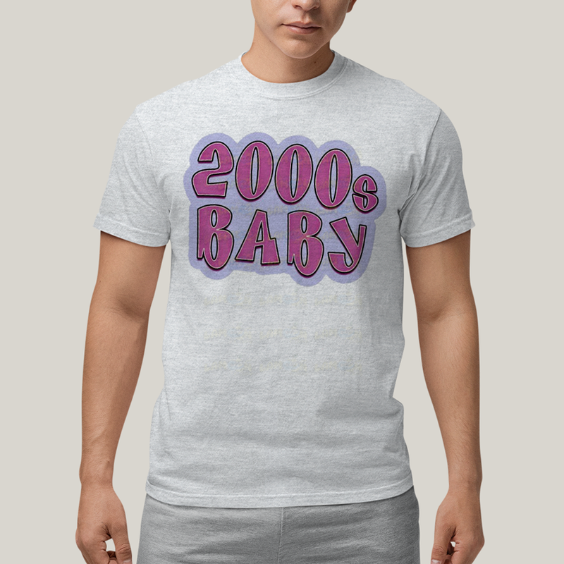 Camiseta Algodão Unissex T shirt 2000s Baby