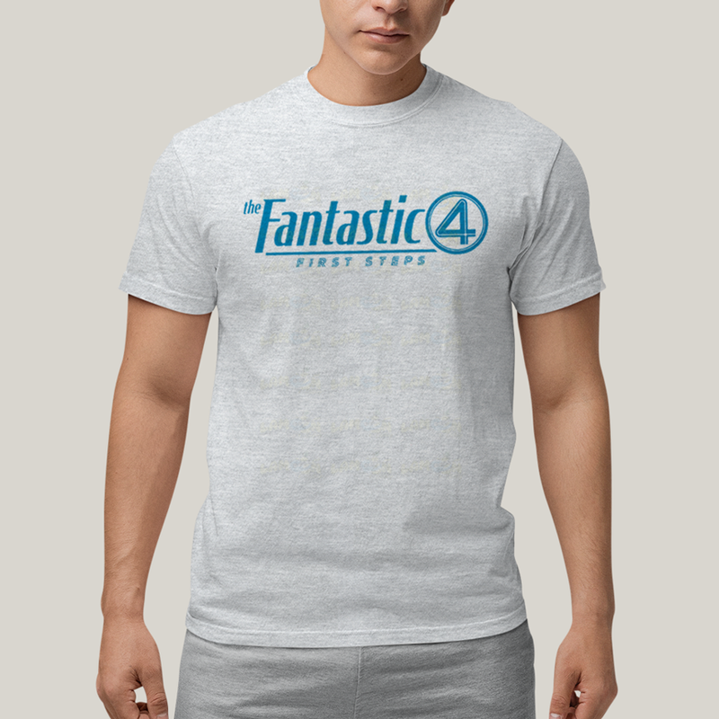 Camiseta Algodão Unissex T shirt The Fantastic Four First Steps