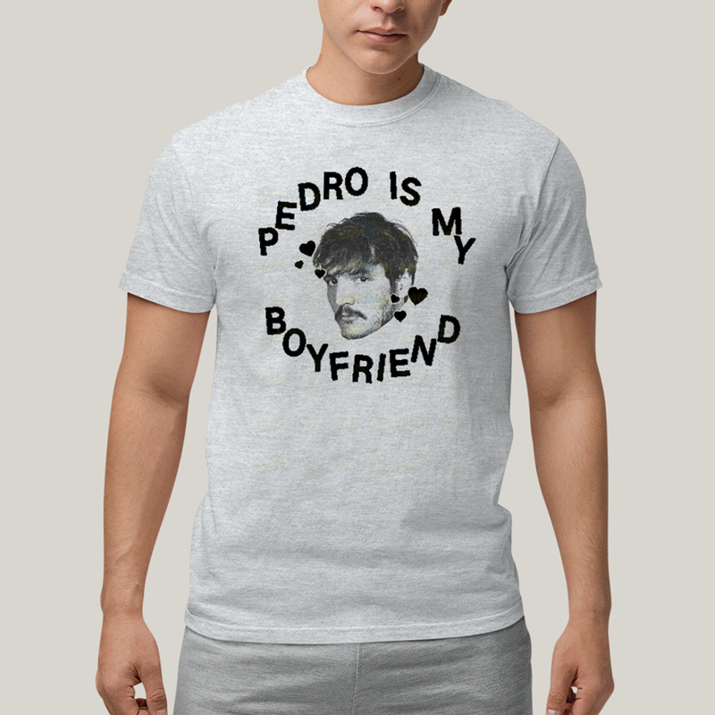 Camiseta Algodão Unissex T shirt Pedro Pascal Is My Boy Friend Quarteto Fantástico