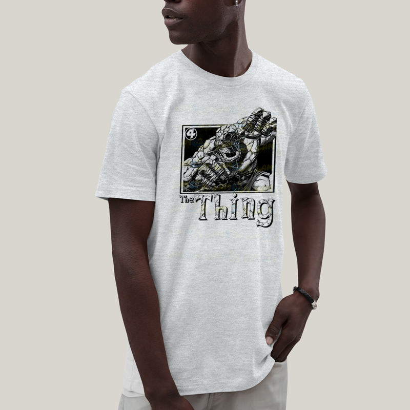 Camiseta Algodão Unissex T shirt Quarteto Fantástico The Thing