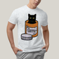 Camiseta Algodão Unissex T shirt Gato Antidepressants