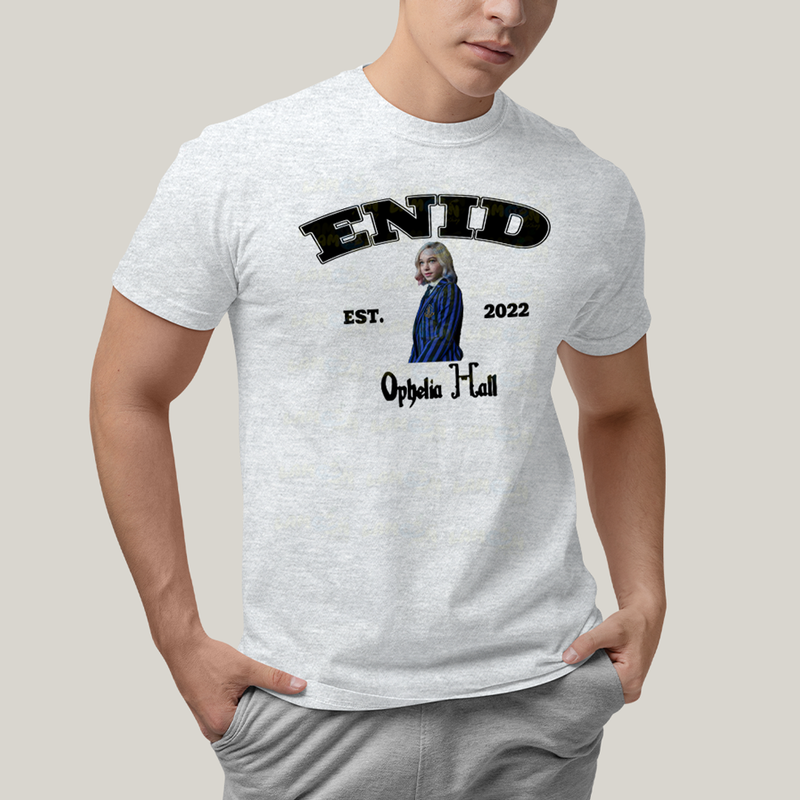 Camiseta Algodão Unissex T shirt Wandinha Enid Est 2022