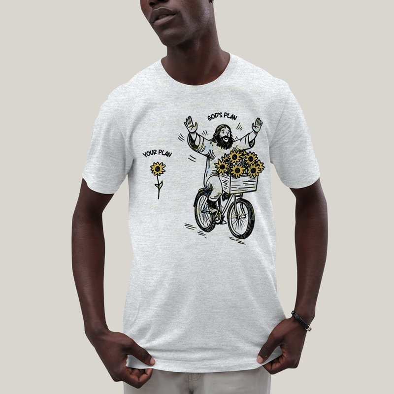 Camiseta Algodão Unissex T shirt Jesus Plano de Deus