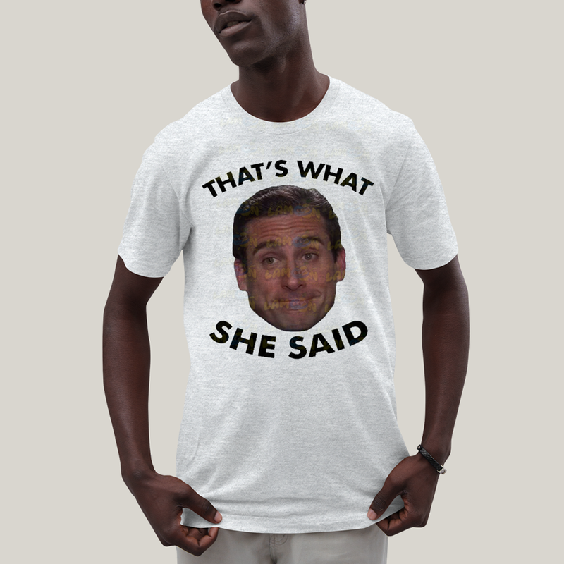 Camiseta Algodão Unissex T shirt Michael Scott Rosto The Office