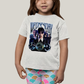 Camiseta Infantil Algodão Unissex T shirt Wandinha Wednesday Blue