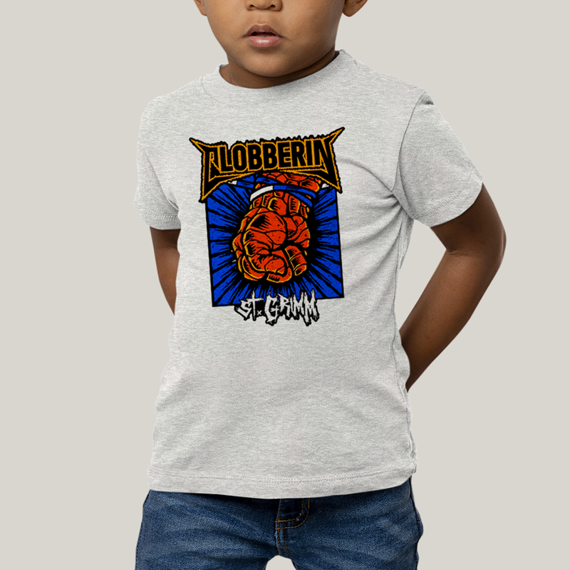 Camiseta Infantil Algodão Unissex T shirt Quarteto Fantástico Punho de Coisa