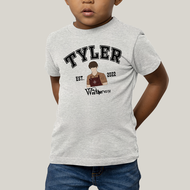 Camiseta Infantil Algodão Unissex T shirt Wandinha Tyler Est 2022