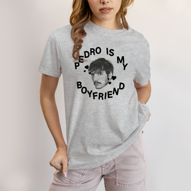 Camiseta Algodão Unissex T shirt Pedro Pascal Is My Boy Friend Quarteto Fantástico